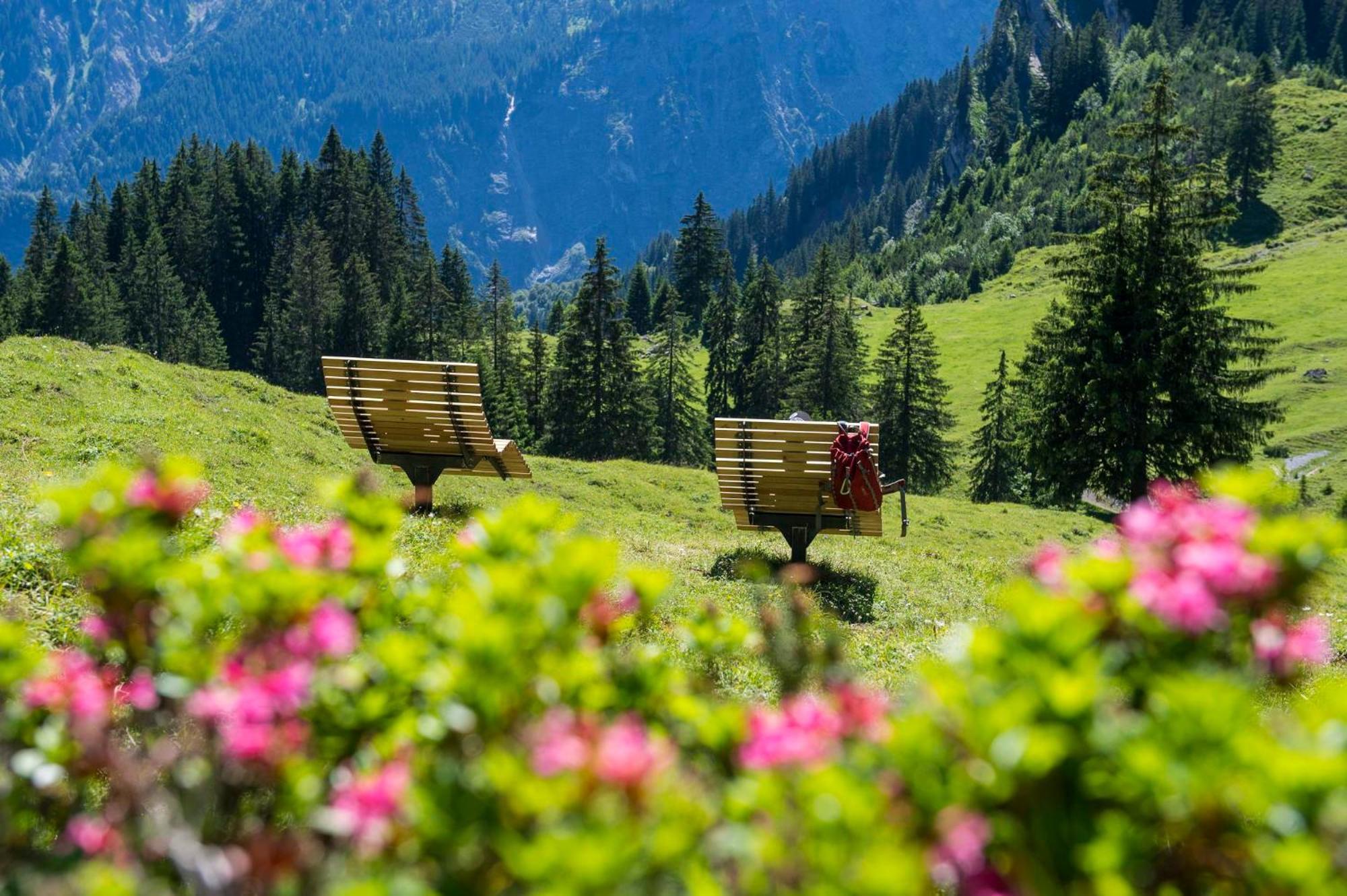Haus Adrian Lägenhet Wald am Arlberg Exteriör bild